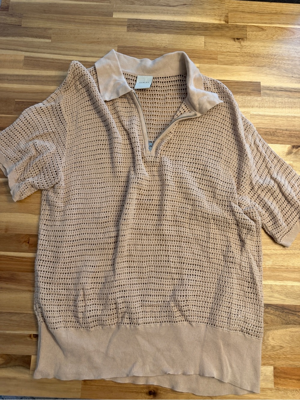 Varley Clayton Poll Open-Weave Zip